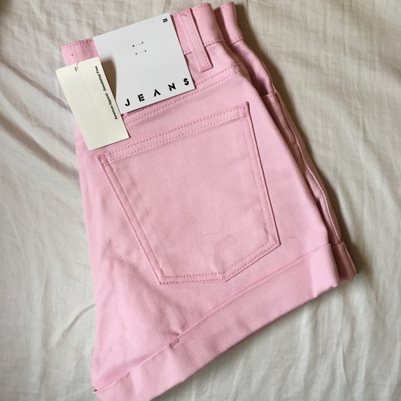 RARE AMERICAN APPAREL vintage y2k high waisted denim shorts - Picture 1 of 3